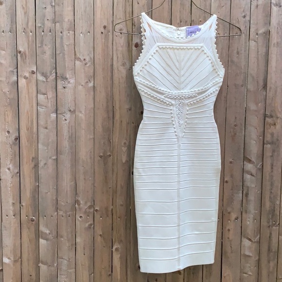 Herve Leger White Bandage Dress NWT - Picture 2 of 9